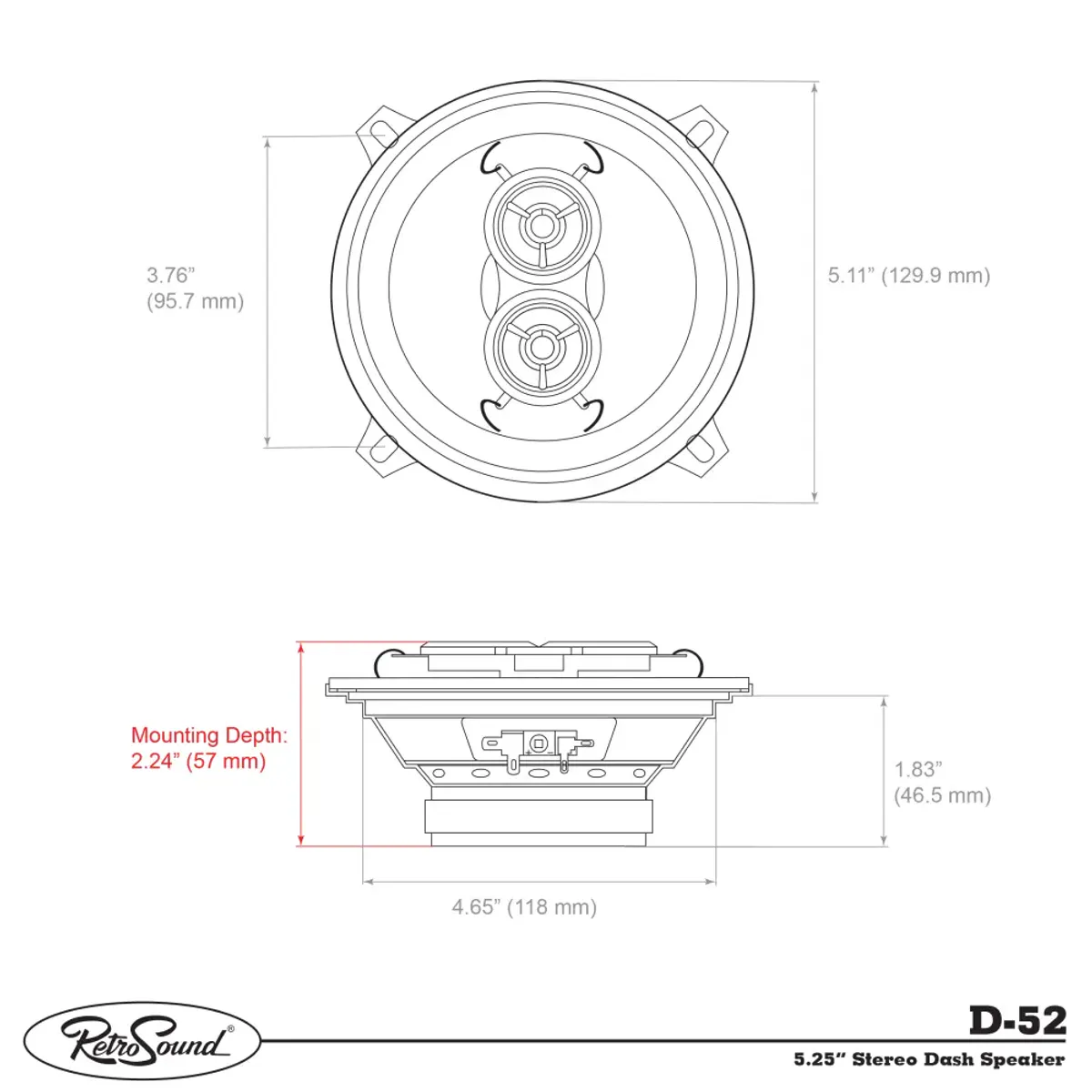 Retrosound D-52 5,25