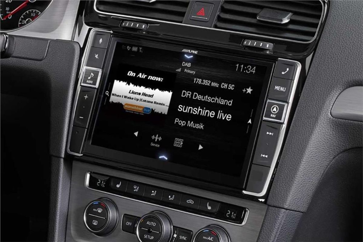 Alpine X902D-G7 - hovedenhet VW Golf 7